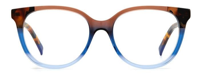 Brillen Missoni MIS 0100 106033 (IPA) farbe shaded brown blue form rund 