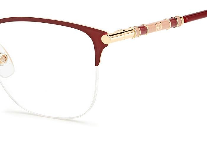 Eyeglasses Carolina Herrera Ch 0033 106103 (NOA) color gold burgundy shape cat eye 