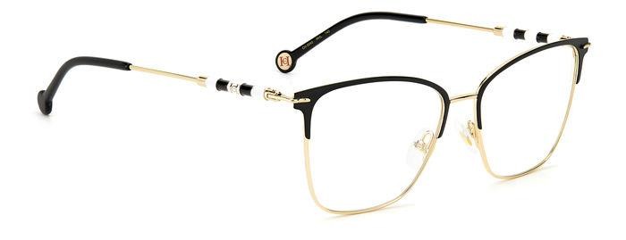 Eyeglasses Carolina Herrera Ch 0040 106131 (RHL) color gold black_ shape cat eye 