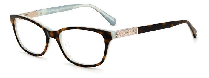 Occhiali da vista Kate Spade HAZEN 106179 (086) colore havana forma rettangolare 