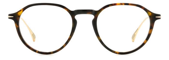 Brillen David Beckham DB 1105 106335 (2IK) farbe havana gold form rund 