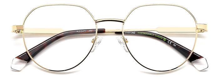 Brillen Polaroid PLD D471 106379 (J5G) farbe gold form rund 