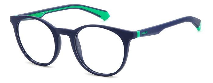 Brillen Polaroid PLD D476 106382 (80Z) farbe blu opaco verde form rund 