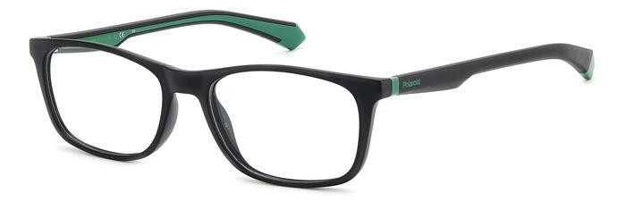 Eyeglasses Polaroid PLD D478 106384 (7ZJ) color black green shape rectangle 