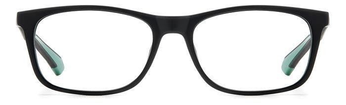 Eyeglasses Polaroid PLD D478 106384 (7ZJ) color black green shape rectangle 