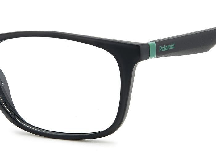 Eyeglasses Polaroid PLD D478 106384 (7ZJ) color black green shape rectangle 