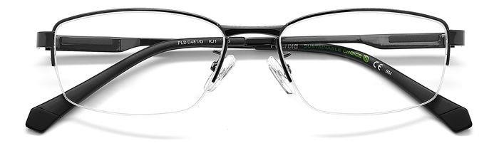 Eyeglasses Polaroid PLD D481/G 106389 (KJ1) shape rectangle 