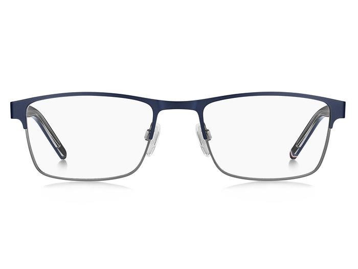Eyeglasses Tommy Hilfiger TH 1944 106458 (H2T) color opaco blu rutenio scuro shape rectangle 
