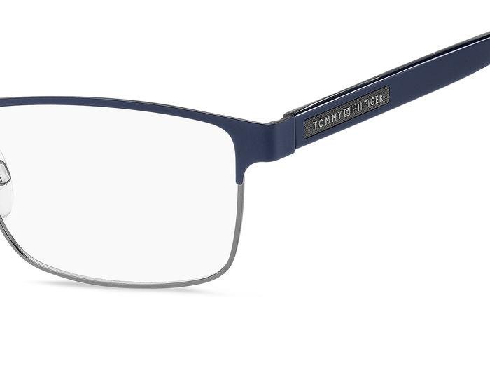 Eyeglasses Tommy Hilfiger TH 1944 106458 (H2T) color opaco blu rutenio scuro shape rectangle 