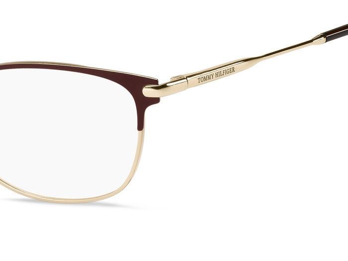 Eyeglasses Tommy Hilfiger TH 1958 106460 (E28) color opaco bordeaux oro shape rectangle 