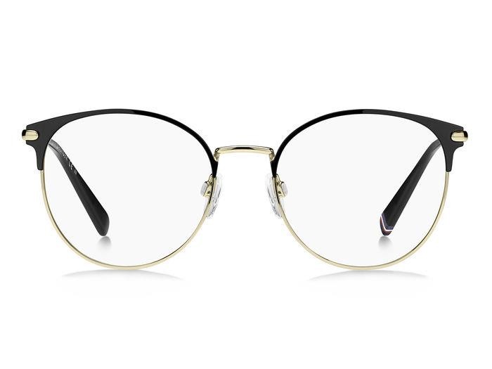 Occhiali da vista Tommy Hilfiger TH 1959 106461 (2M2) colore black gold forma rotondo 