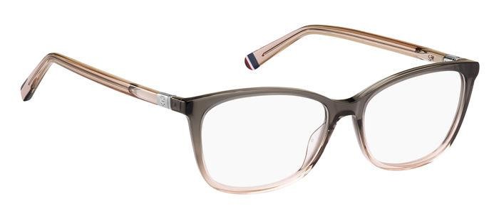 Eyeglasses Tommy Hilfiger TH 1965 106483 (2M0) color grigio sfumato shape rectangle 