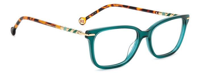 Occhiali da vista Carolina Herrera Her 0097 106636 (XGW) colore green havana forma rettangolare 