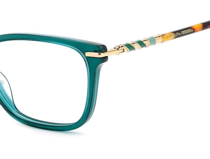 Occhiali da vista Carolina Herrera Her 0097 106636 (XGW) colore green havana forma rettangolare 
