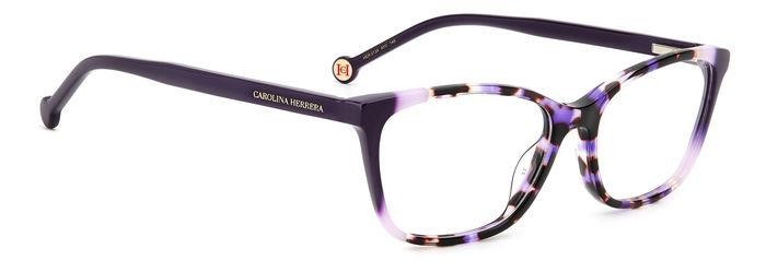 Eyeglasses Carolina Herrera Her 0124 106644 (AY0) shape rectangle 