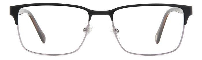 Eyeglasses Fossil FOS 7155/G 106828 (TI7) color matte black ruthenium shape rectangle 