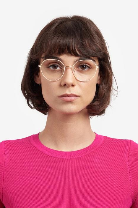 Eyeglasses Polaroid PLD D490/G 106894 (DDB) shape geometric 
