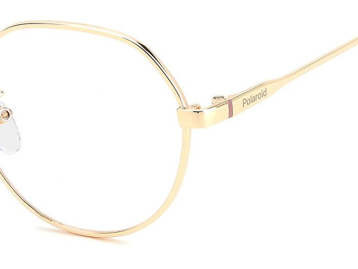 Eyeglasses Polaroid PLD D490/G 106894 (J5G) color gold shape geometric 