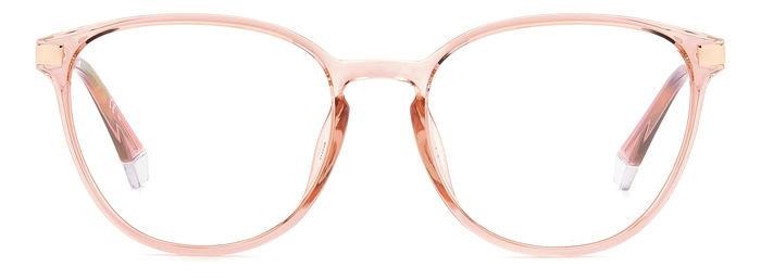 Eyeglasses Polaroid PLD D489/G 106896 (35J) color pink shape pantos 