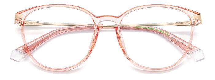 Eyeglasses Polaroid PLD D489/G 106896 (35J) color pink shape pantos 