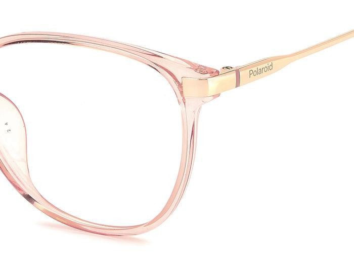 Eyeglasses Polaroid PLD D489/G 106896 (35J) color pink shape pantos 