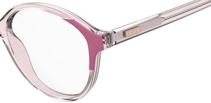 Brillen Levi's LV 1054 106975 (8CQ) farbe cherry form rund 