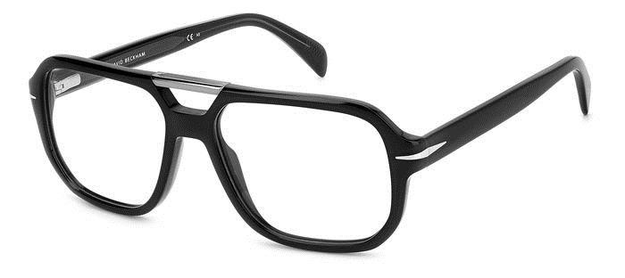 Occhiali da vista David Beckham DB 7108 107042 (ANS) colore black dark ruthenium forma rettangolare 