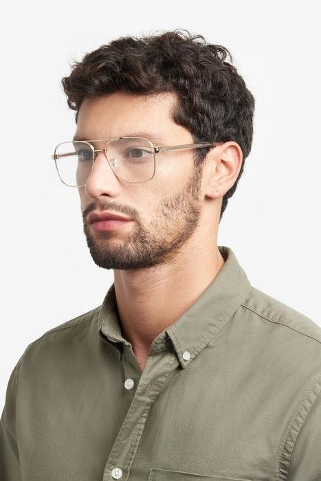 Occhiali da vista David Beckham DB 7103 107049 (LOJ) colore gold crystal forma quadrato 