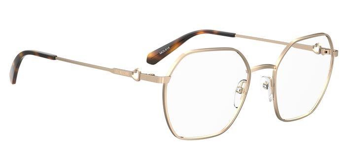 Occhiali da vista Moschino Love MOL614 107109 (000) colore rose gold forma geometrico 
