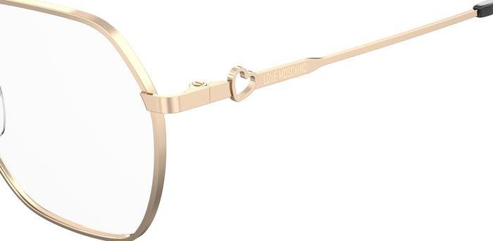 Occhiali da vista Moschino Love MOL614 107109 (000) colore rose gold forma geometrico 