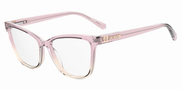 Eyeglasses Moschino Love MOL615 107110 (35J) shape cat eye 