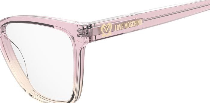 Eyeglasses Moschino Love MOL615 107110 (35J) shape cat eye 
