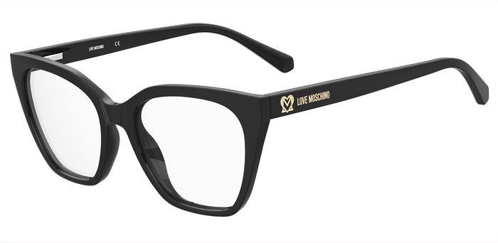 Eyeglasses Moschino Love Mol627 107116 (807) color black shape square 