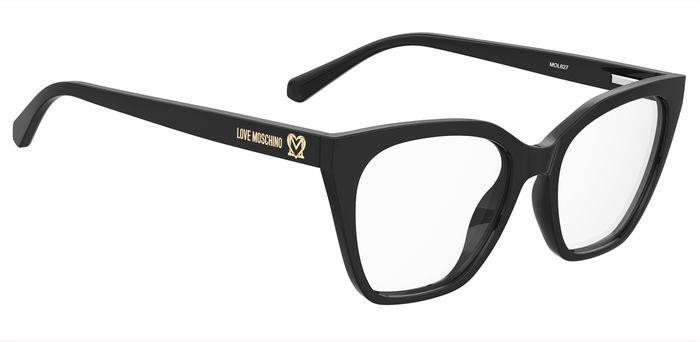 Eyeglasses Moschino Love Mol627 107116 (807) color black shape square 