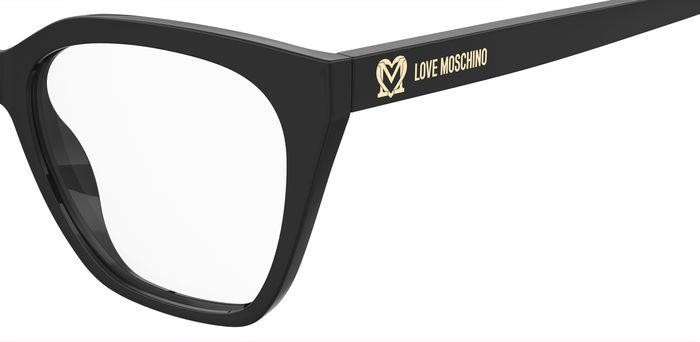 Eyeglasses Moschino Love Mol627 107116 (807) color black shape square 