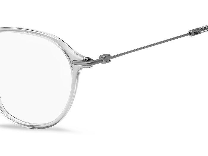 Eyeglasses Hugo Boss BOSS 1481 107139 (SRJ) color crystal ruthenium shape round 