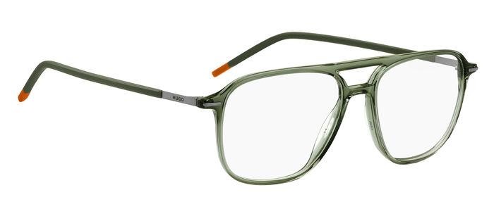 Eyeglasses Hugo HG 1232 107166 (1ED) color green shape rectangle 