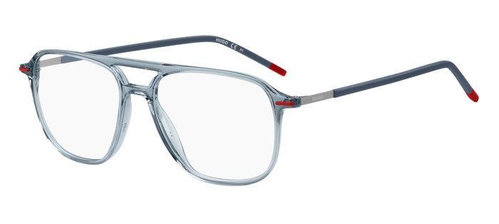 Eyeglasses Hugo HG 1232 107166 (PJP) color blue shape rectangle 