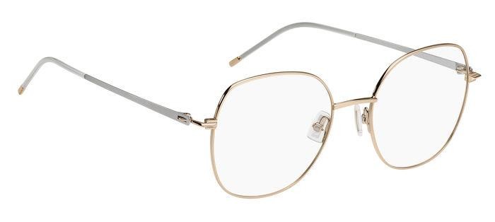 Eyeglasses Hugo Boss BOSS 1529 107175 (83I) color gold silver shape round 