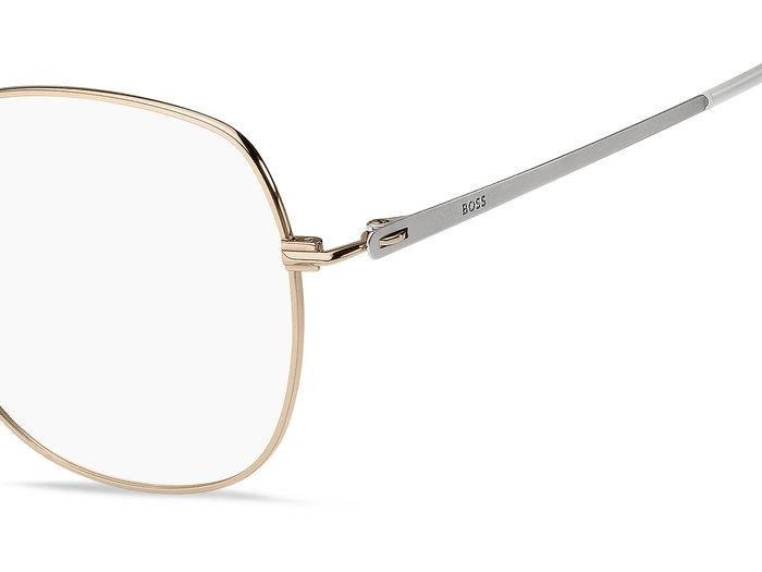 Eyeglasses Hugo Boss BOSS 1529 107175 (83I) color gold silver shape round 
