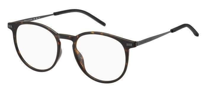Eyeglasses Tommy Hilfiger Th 2021 107188 (086) color havana shape round 