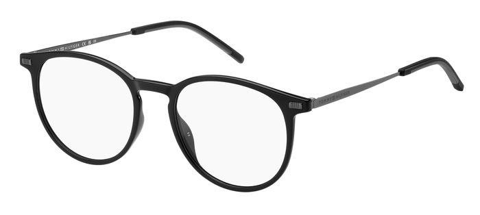 Occhiali da vista Tommy Hilfiger Th 2021 107188 (807) colore black forma rotondo 
