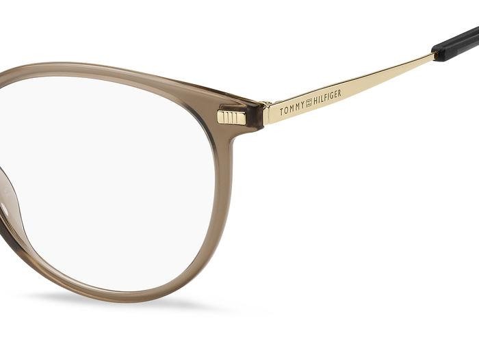 Eyeglasses Tommy Hilfiger Th 2020 107189 (09Q) color brown shape round 