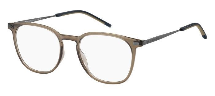 Brillen Tommy Hilfiger Th 2022 107190 (4IN) farbe matte brown form rund 