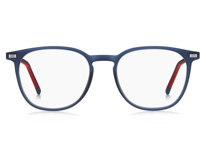 Eyeglasses Tommy Hilfiger Th 2022 107190 (FLL) color matte blue shape round 