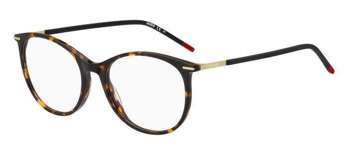 Eyeglasses Hugo HG 1238 107193 (0UC) color red havana shape cat eye 