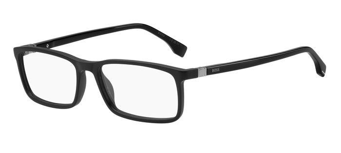 Eyeglasses Hugo Boss BOSS 1493 107200 (ANS) color black dark ruthenium shape rectangle 
