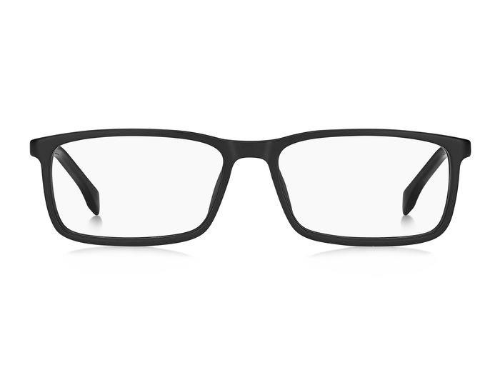 Eyeglasses Hugo Boss BOSS 1493 107200 (ANS) color black dark ruthenium shape rectangle 