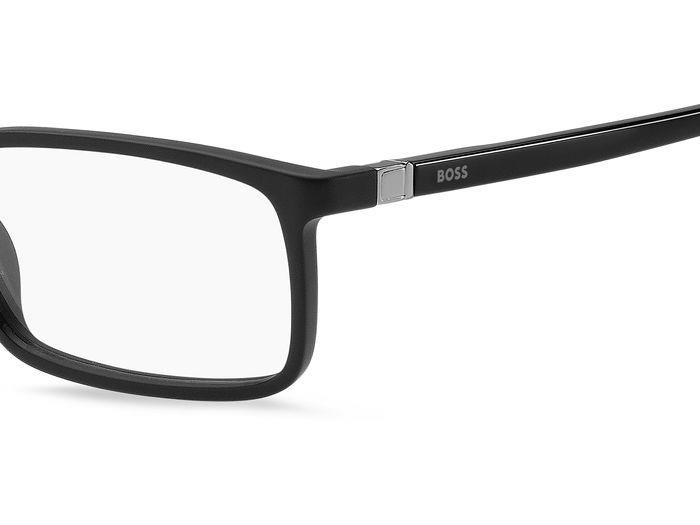 Eyeglasses Hugo Boss BOSS 1493 107200 (ANS) color black dark ruthenium shape rectangle 