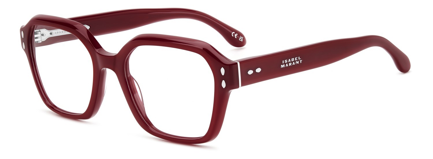 Occhiali da vista Isabel Marant Im 0111 107231 LHF colore burgundy forma rettangolare 